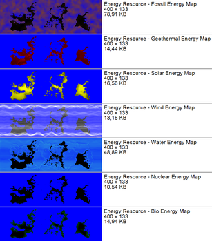 Energiequellen der Welt