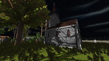Eine Mitternachtsszene mit Shadowmapping