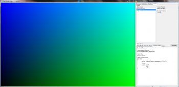 Debug Fenster mit Shader HotSwap