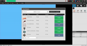 Alle durch die community oder eigene Assets können direkt mit dem Asset-Browser geladen würden. Wird später geändert und tag-based für bessere Verwaltung gemacht.